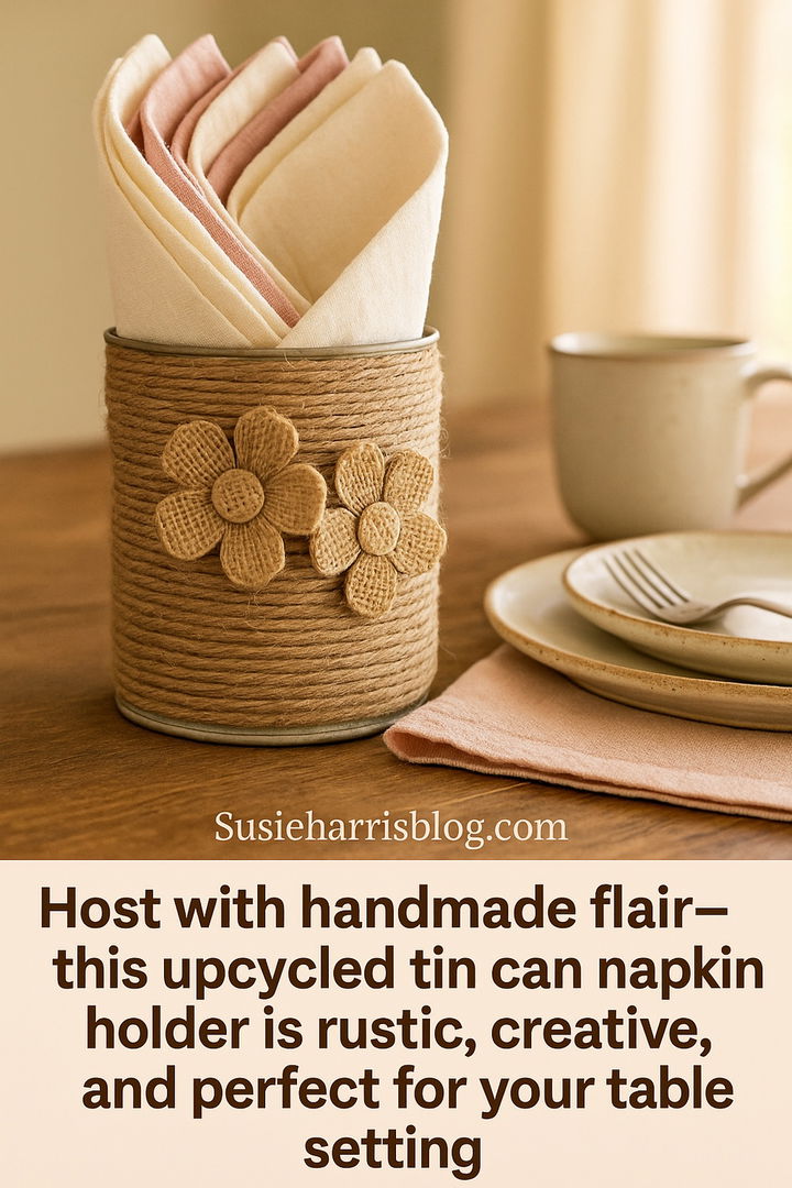 Tin Can Napkin Holder