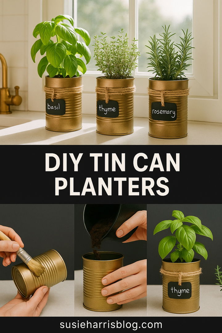 Tin Can Planters