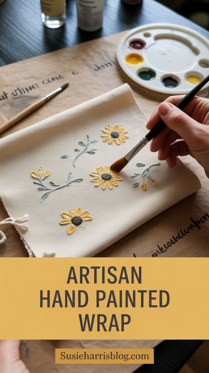 Artisan Hand Painted Wrap