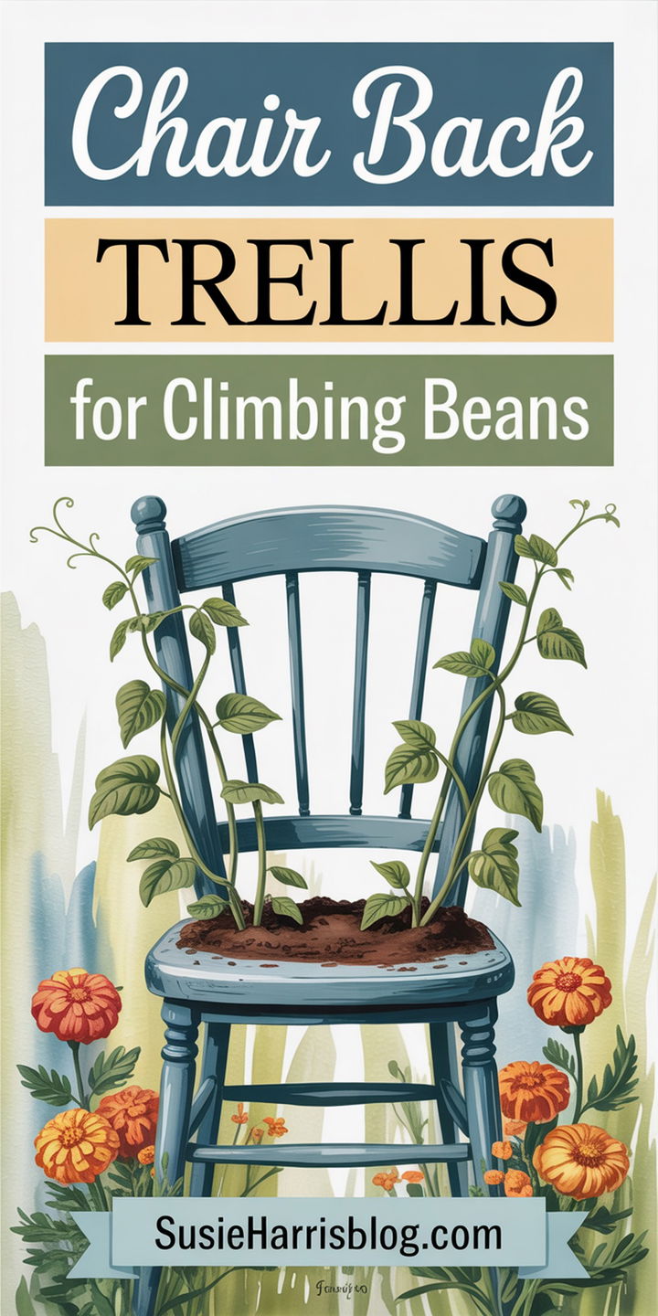Chair Back Bean Trellis