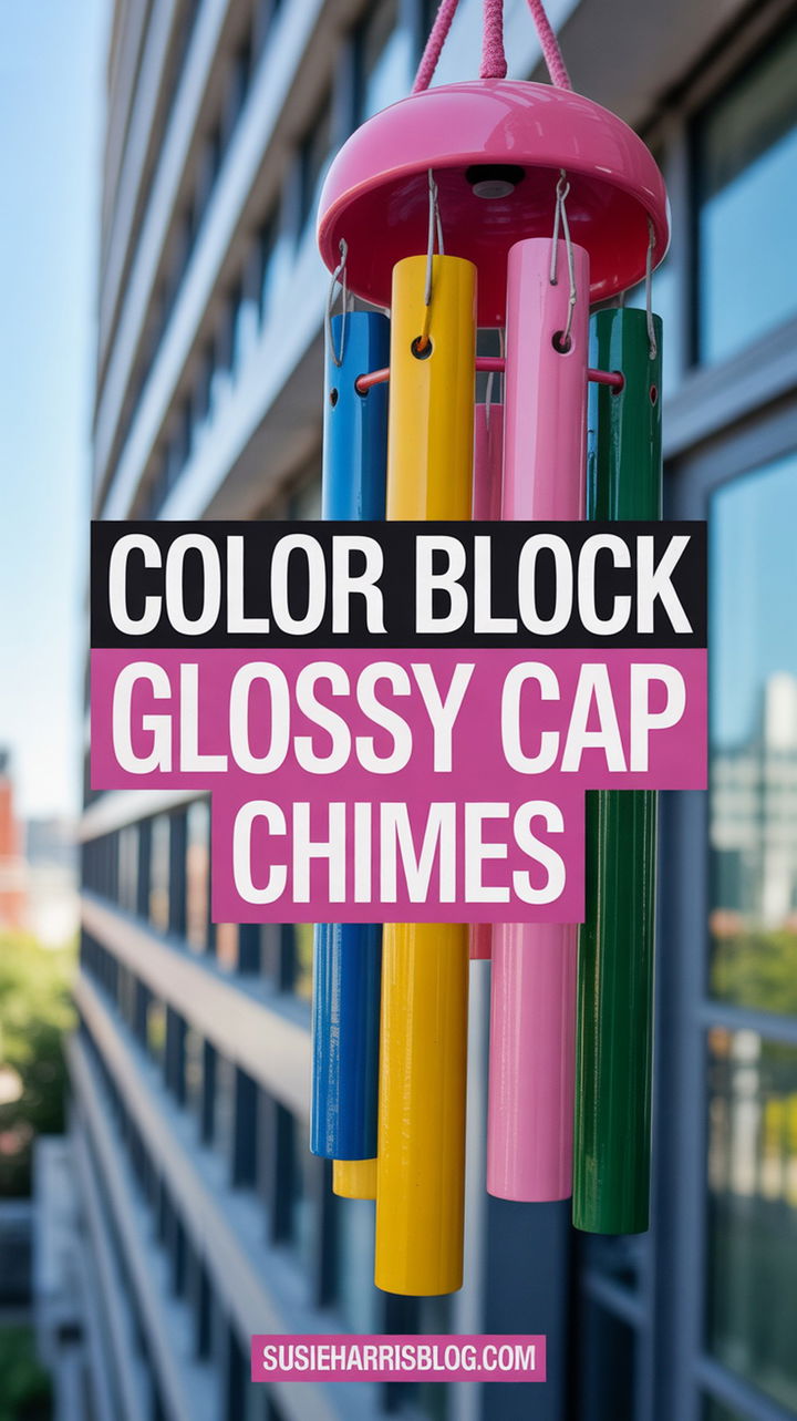Color Block Glossy Cap Chimes