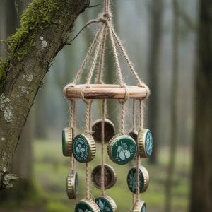 Enchanted Forest Bottle Cap Chimes