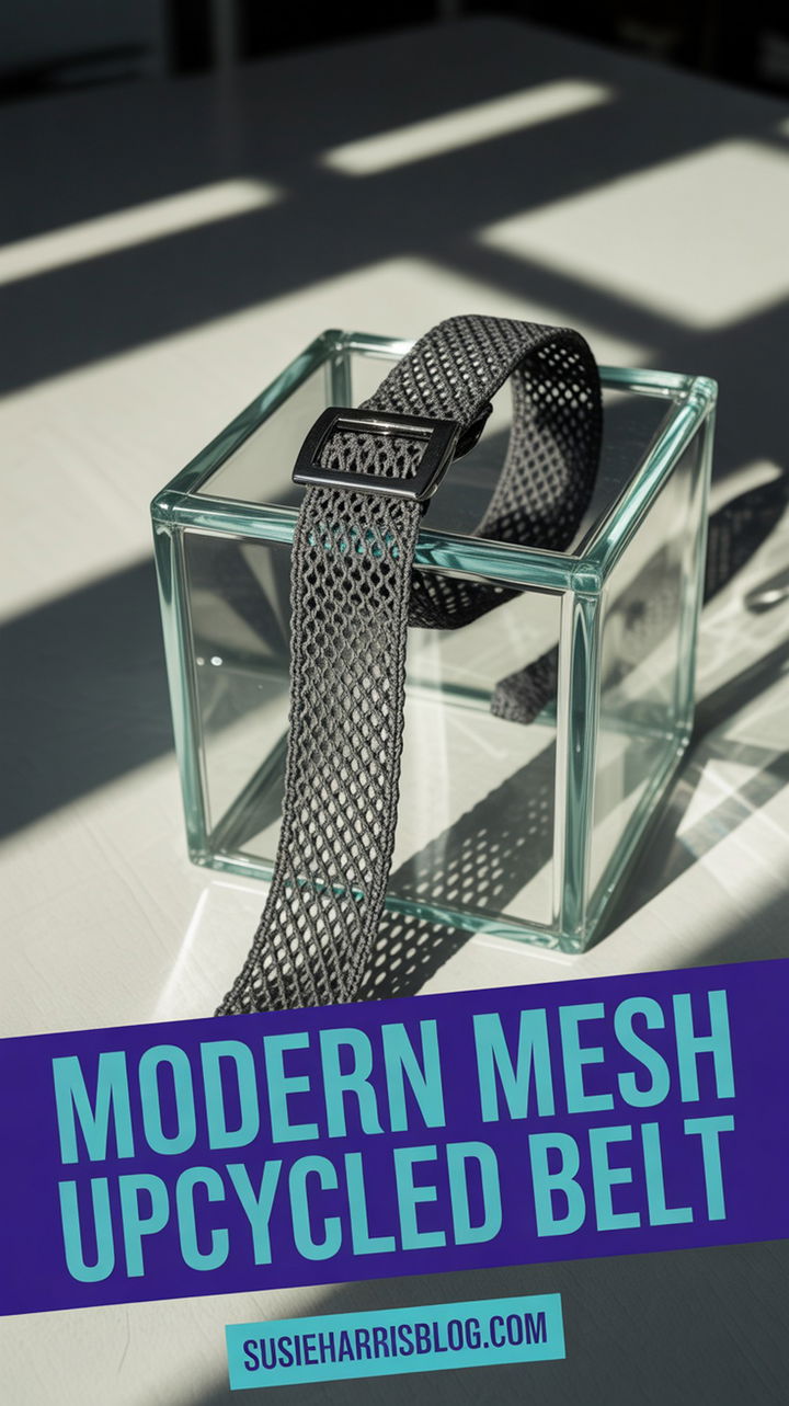 Modern Mesh Upcycled Belt