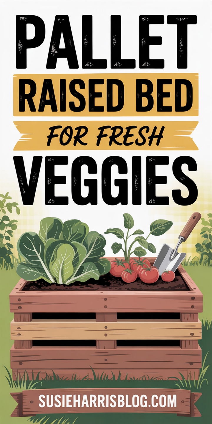 Pallet Raised Veggie Bed