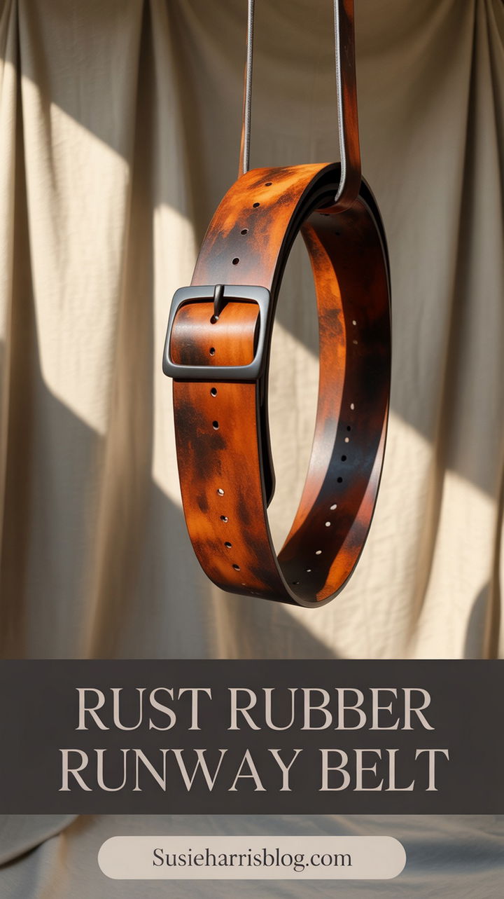 Rust Rubber Runway Belt