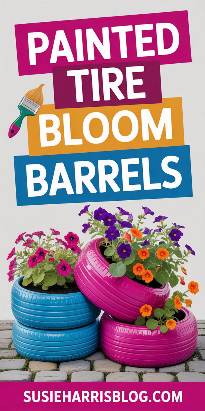 Tire Bloom Barrel