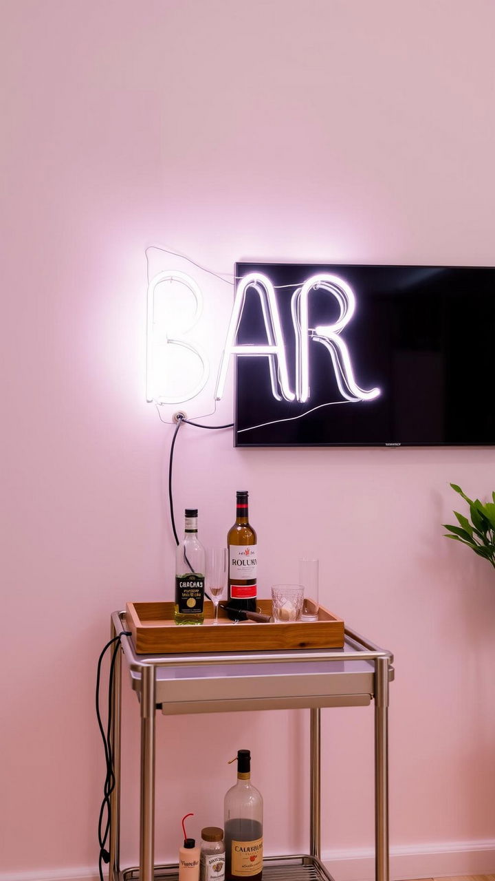 Faux Neon Rope Word