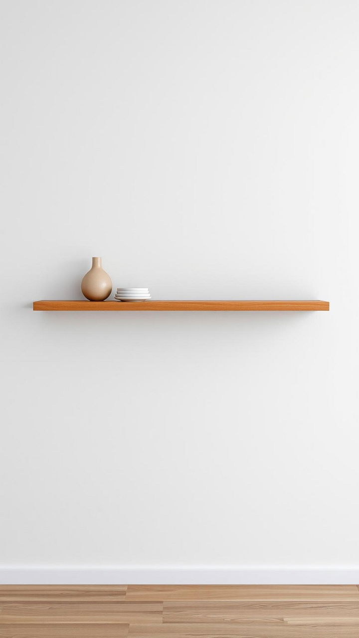 Float Minimal Shelves and Style with Negative Space
