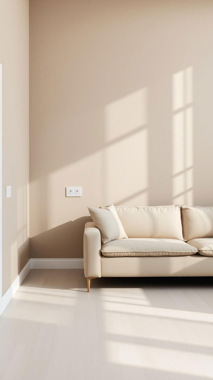 Paint a Soft Matte Neutral Wall for Instant Calm