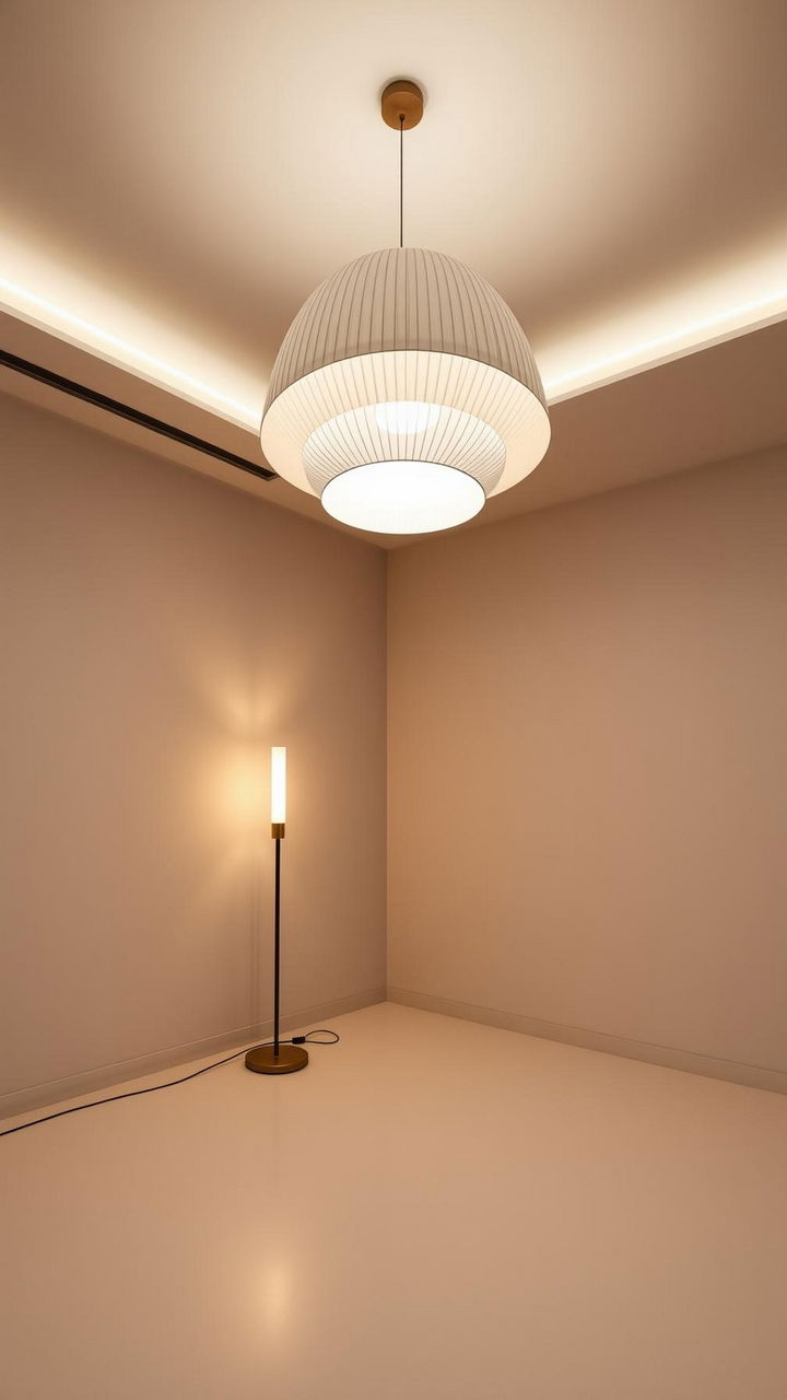 Swap Harsh Fixtures for Warm Layered Minimal Lighting
