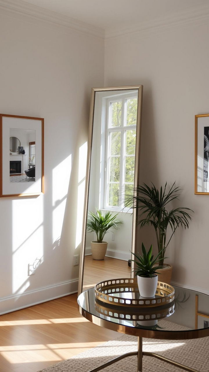 Use Mirrors and Shine to Bounce Light and Open Sightlines
